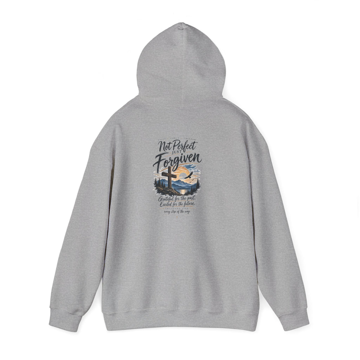 Anchored Together Hoodie — "Anchored Together" Nautical Faith Graphic Hoodie