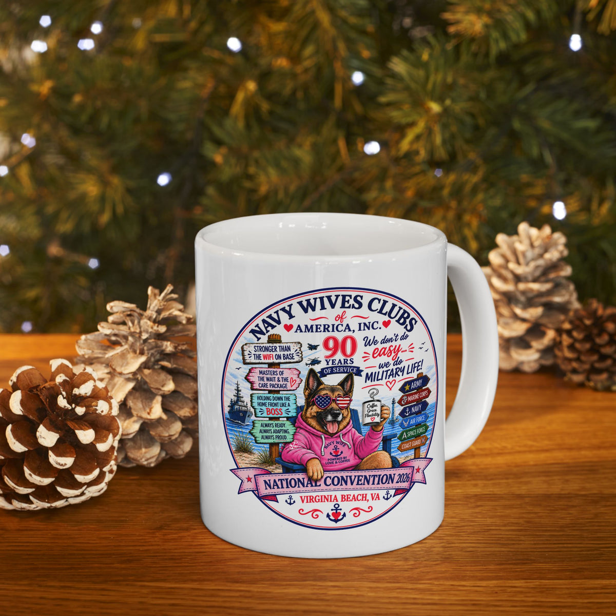 NWCA 2026 Convention - Anchored Together Coffee Mug (11oz, 15oz)