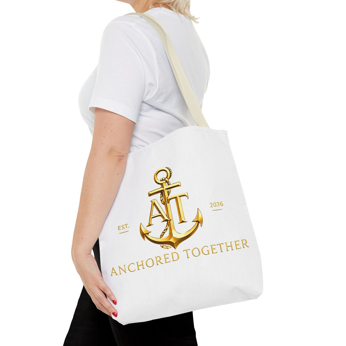 Military Wife Gift Tote Bag — Navy & Marine Corps Spouse Canvas Tote