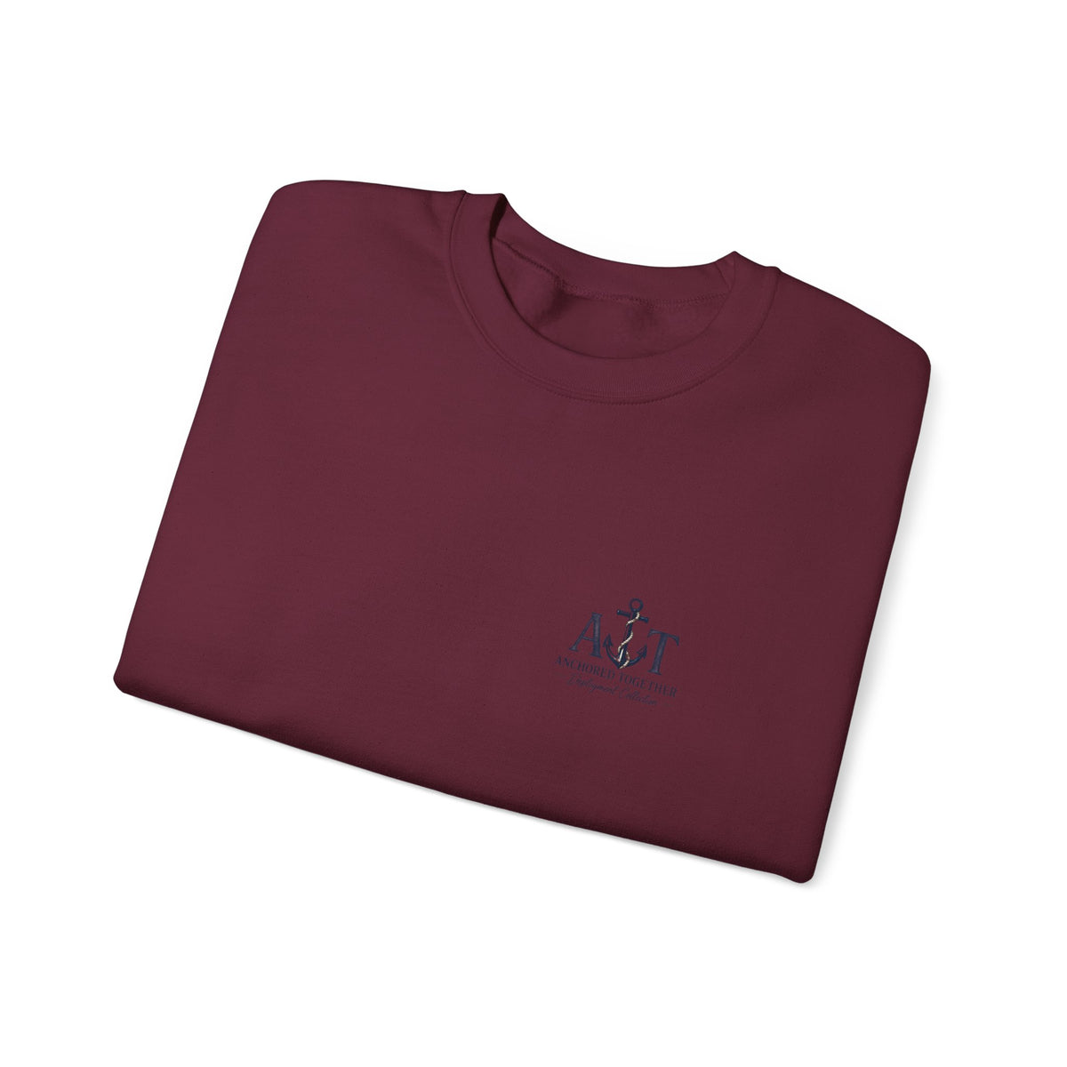 Miles Apart, Anchored Together — Military Family Crewneck Sweatshirt