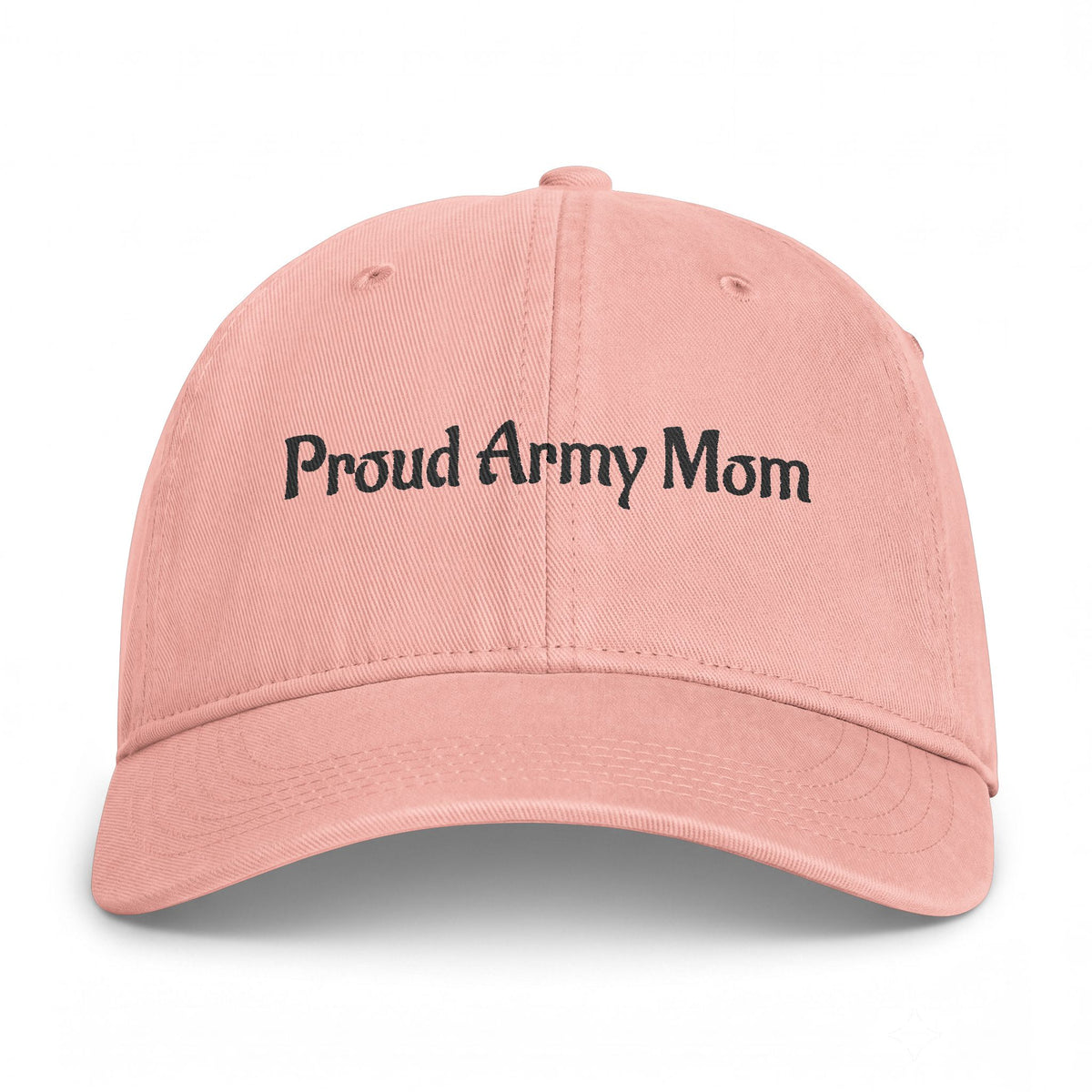 Proud Army Mom Embroidered Hat | Washed Cotton Baseball Cap
