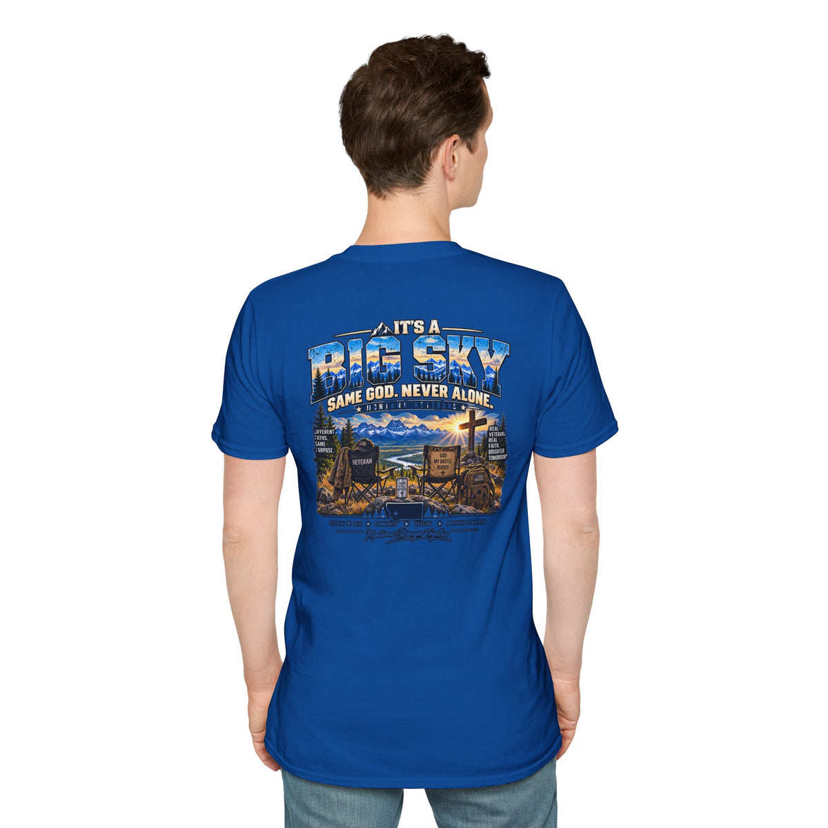 Anchored Together Faith Tee — "It's a Big Sky, Same God" T-Shirt