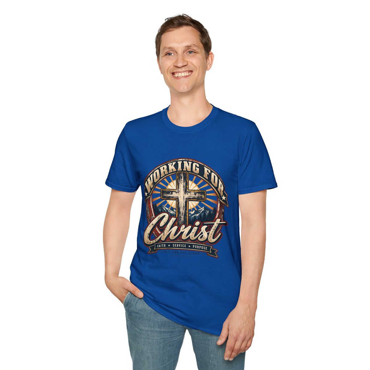Working for Christ – Faith, Service & Purpose T-Shirt