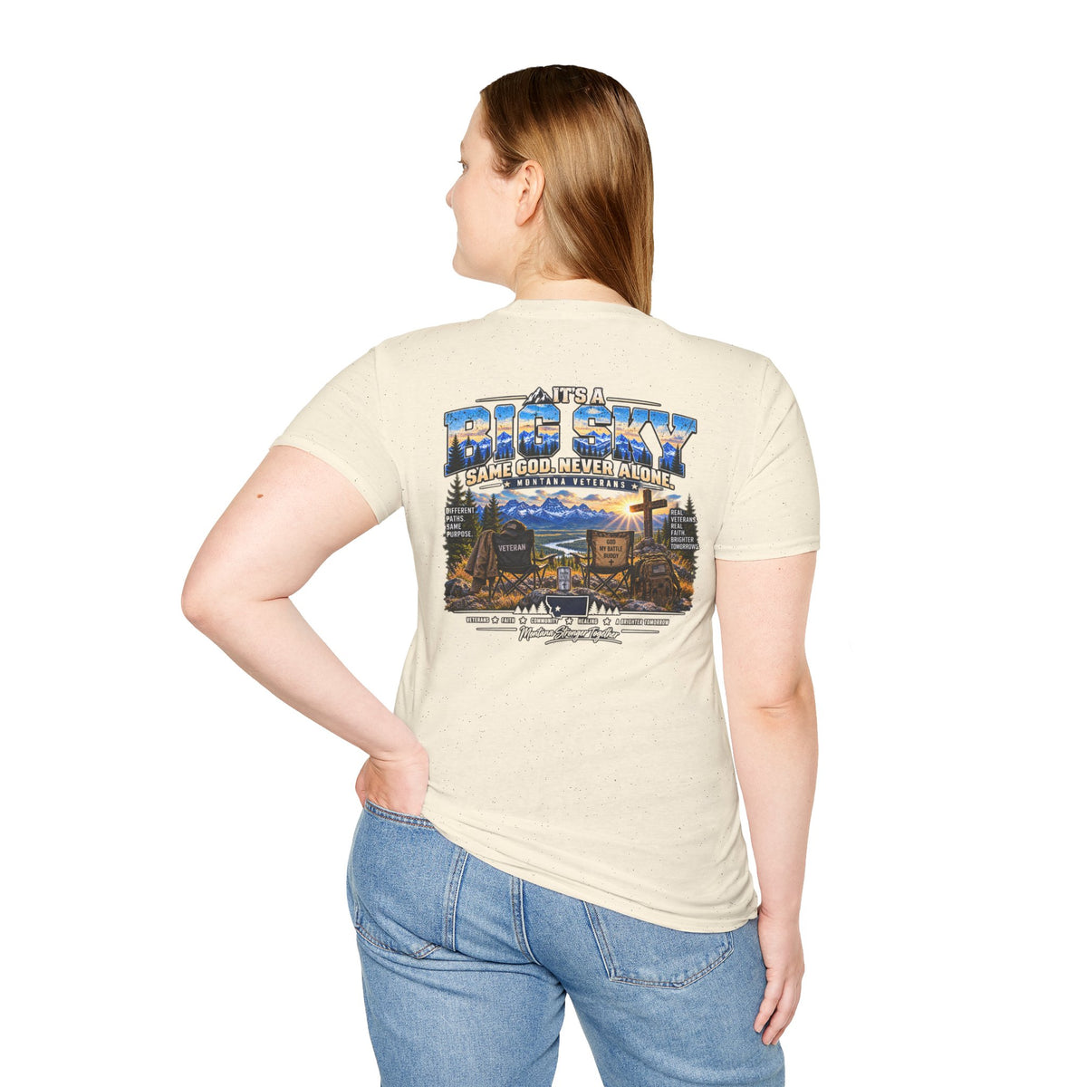 Anchored Together Faith Tee — "It's a Big Sky, Same God" T-Shirt