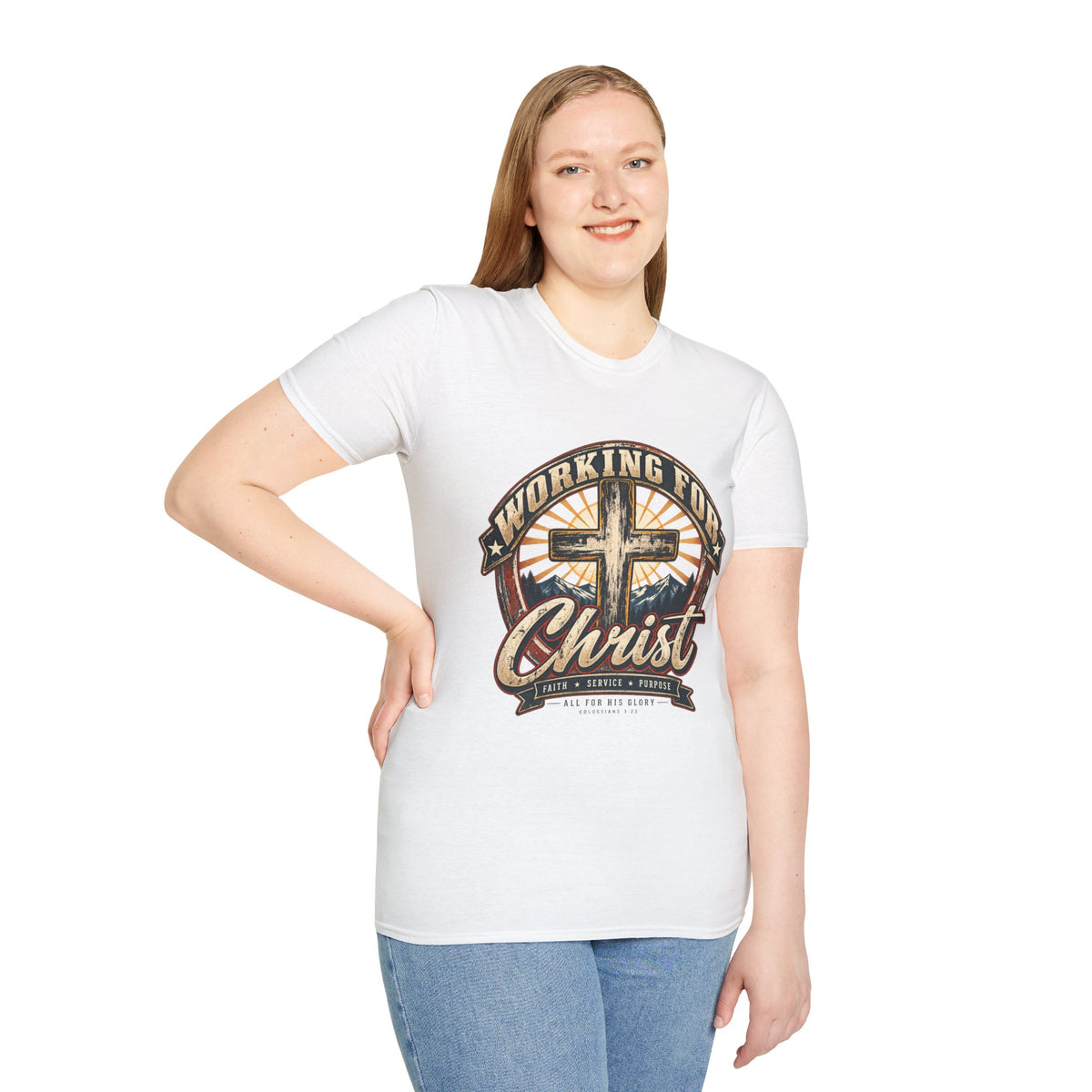 Working for Christ – Faith, Service & Purpose T-Shirt