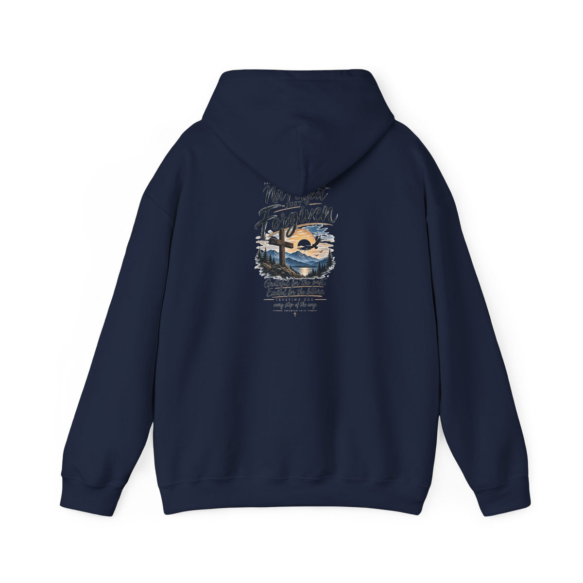 Anchored Together Hoodie — "Anchored Together" Nautical Faith Graphic Hoodie