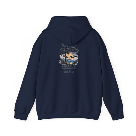 Anchored Together Hoodie — "Anchored Together" Nautical Faith Graphic Hoodie