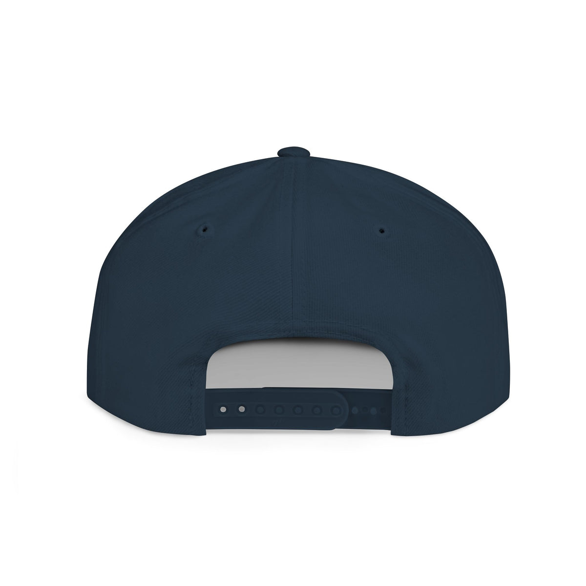 Snapback Hat — "The Pursuit" Gold Logo Flat Bill Cap
