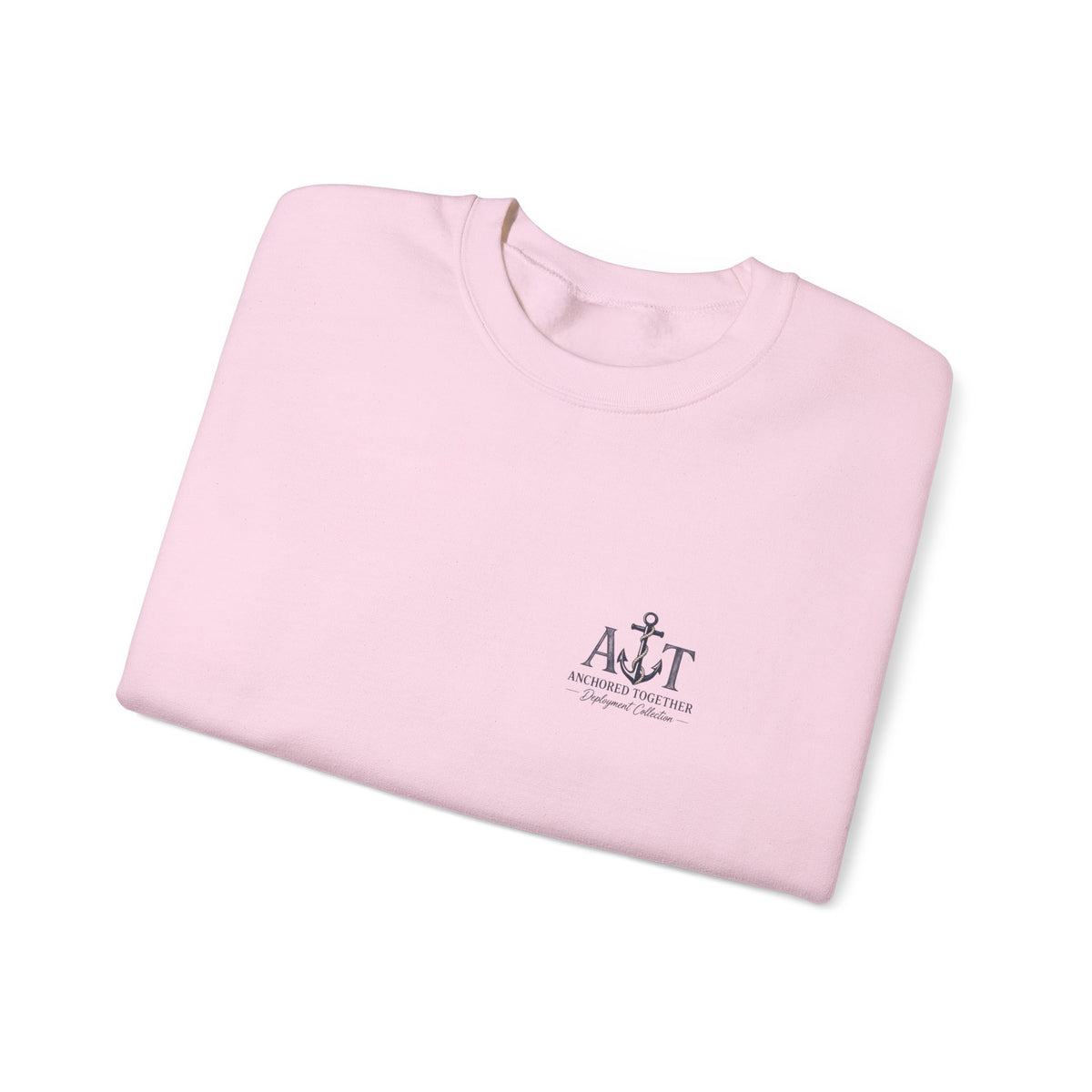 Miles Apart, Anchored Together — Military Family Crewneck Sweatshirt