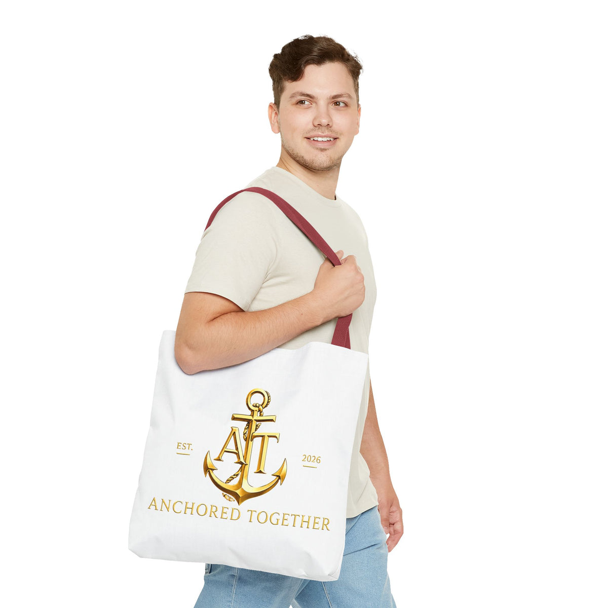 Military Wife Gift Tote Bag — Navy & Marine Corps Spouse Canvas Tote