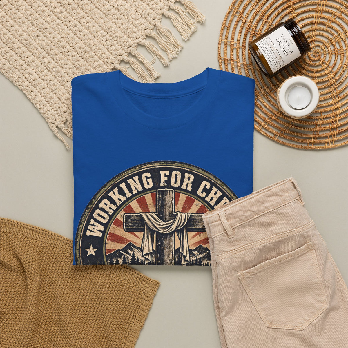 Chaplain T‑Shirt — "Working for Christ: A Higher Purpose" Christian Tee