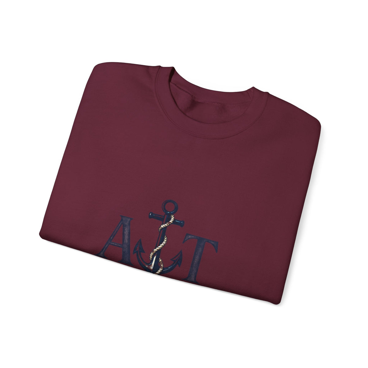 Miles Apart, Anchored Together — Military Deployment Sweatshirt | Navy Wife