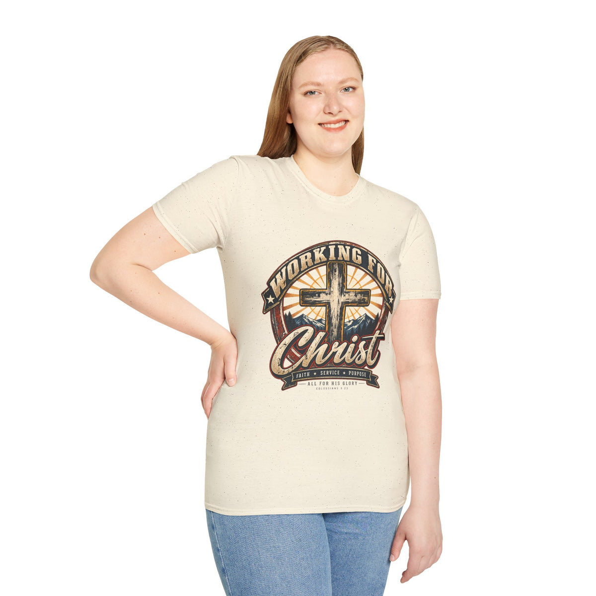 Working for Christ – Faith, Service & Purpose T-Shirt