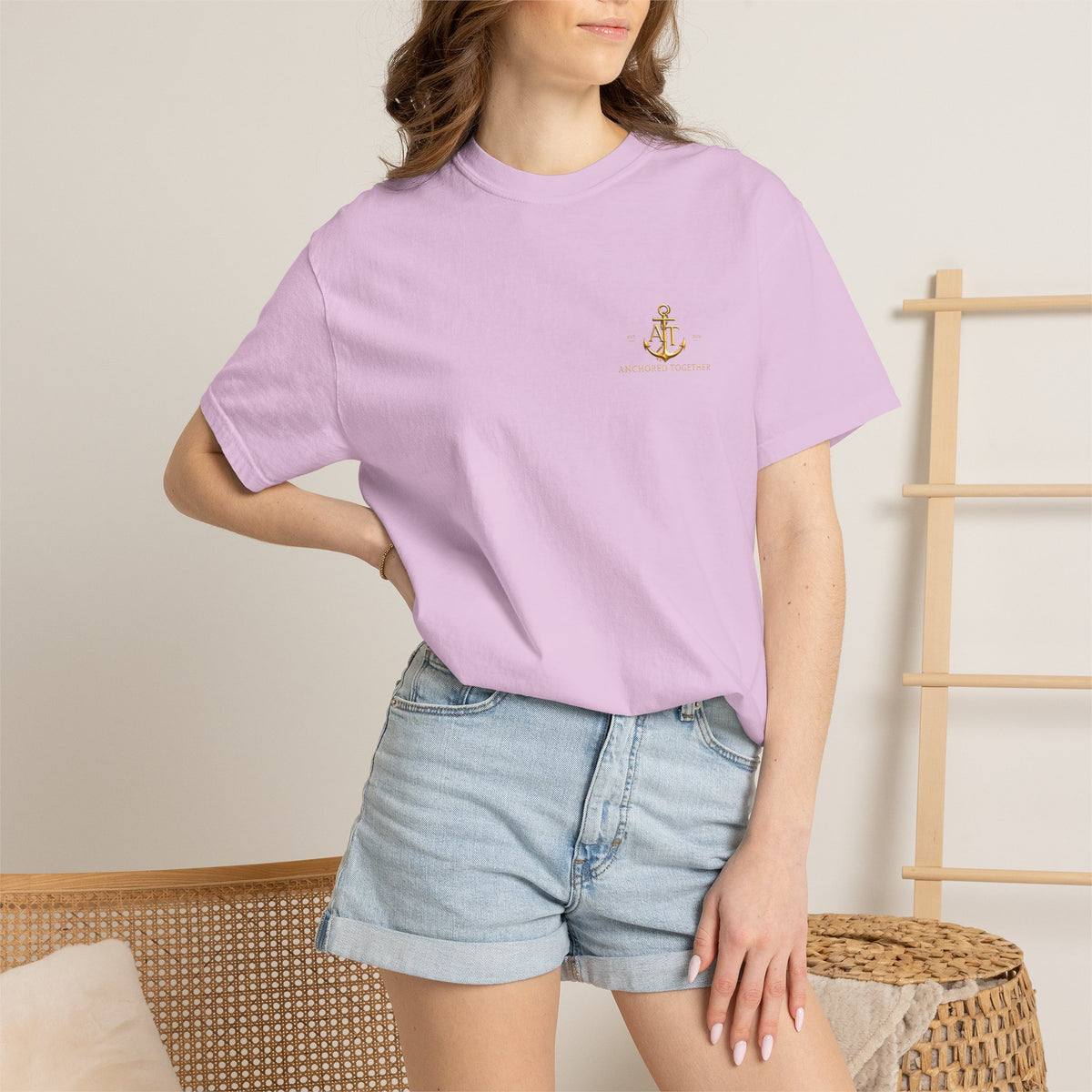 Anchored Together Military DD-214 Tribute T-Shirt — "Anchored Together" Graphic Tee