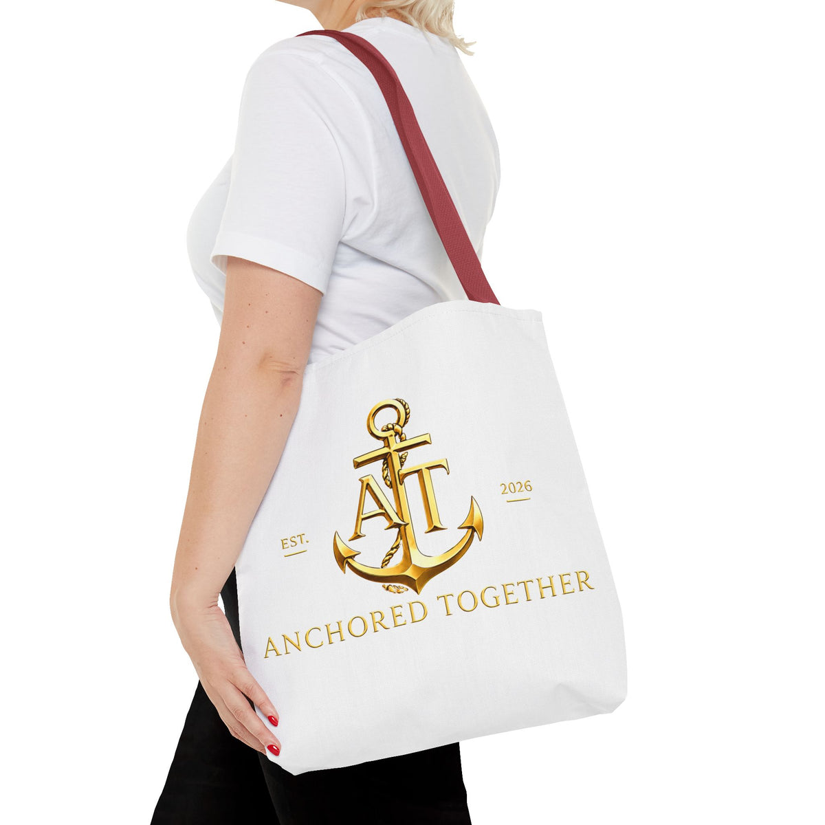 Military Wife Gift Tote Bag — Navy & Marine Corps Spouse Canvas Tote