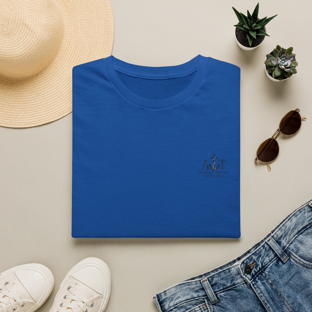 Miles Apart, Anchored Together — Military Deployment Shirt