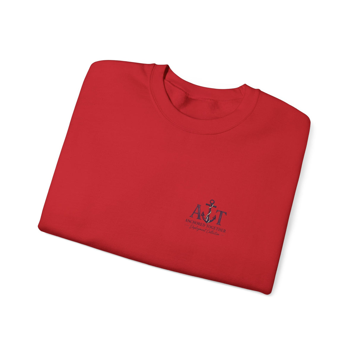 Miles Apart, Anchored Together — Military Family Crewneck Sweatshirt