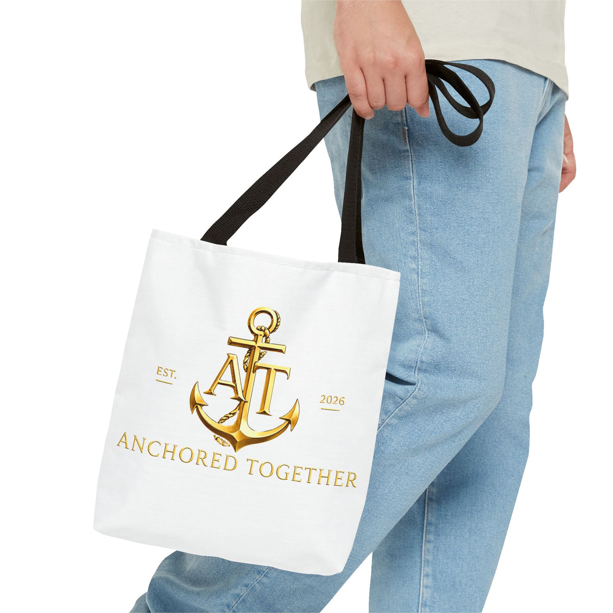 Military Wife Gift Tote Bag — Navy & Marine Corps Spouse Canvas Tote