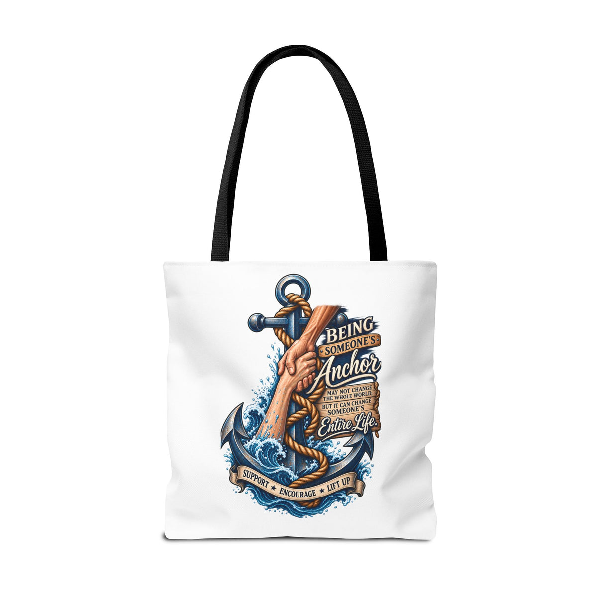 Military Wife Gift Tote Bag — Navy & Marine Corps Spouse Canvas Tote