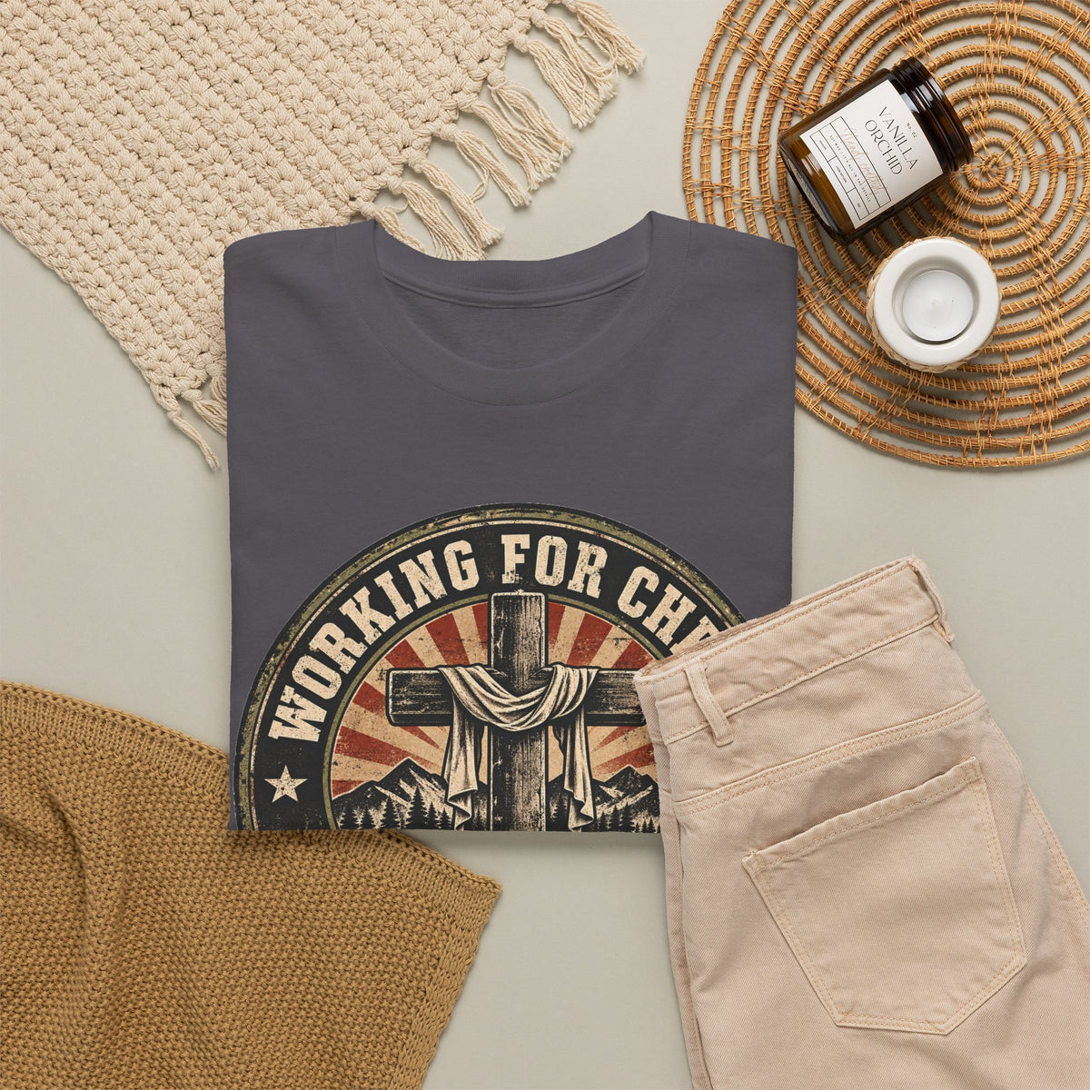 Chaplain T‑Shirt — "Working for Christ: A Higher Purpose" Christian Tee