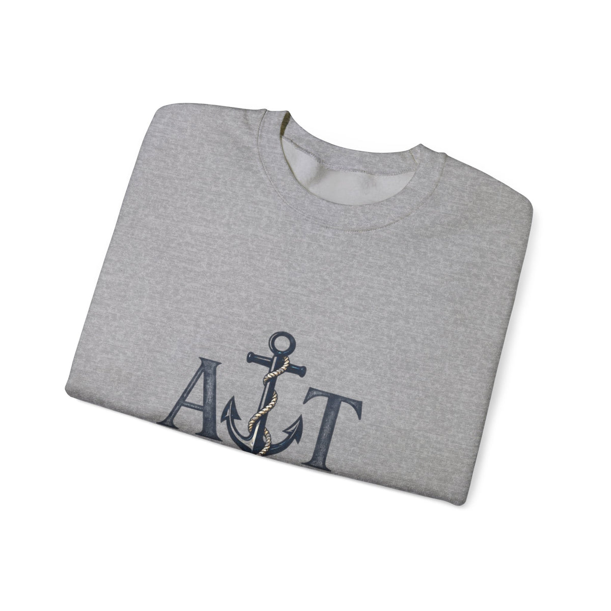 Miles Apart, Anchored Together — Military Deployment Sweatshirt | Navy Wife