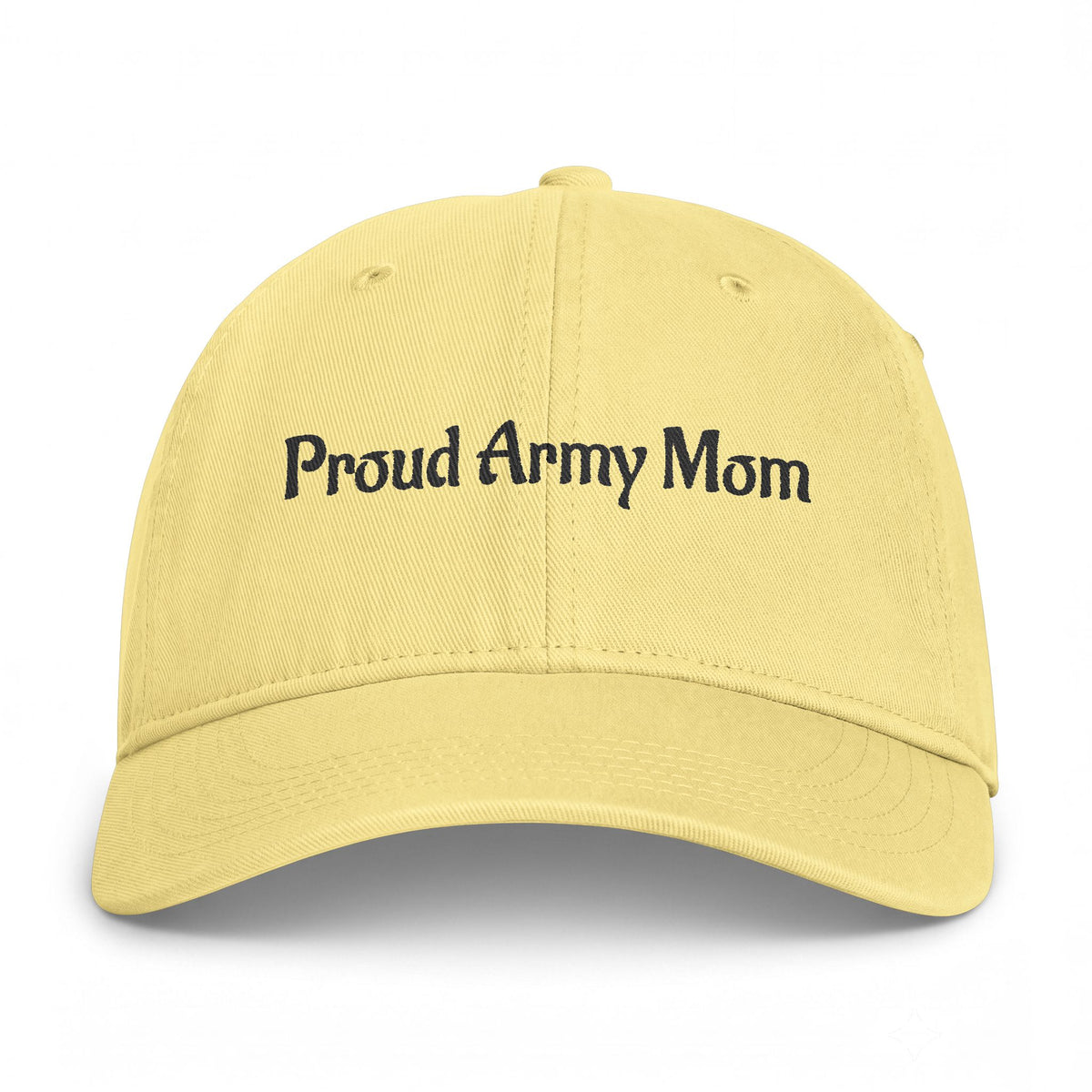 Proud Army Mom Embroidered Hat | Washed Cotton Baseball Cap