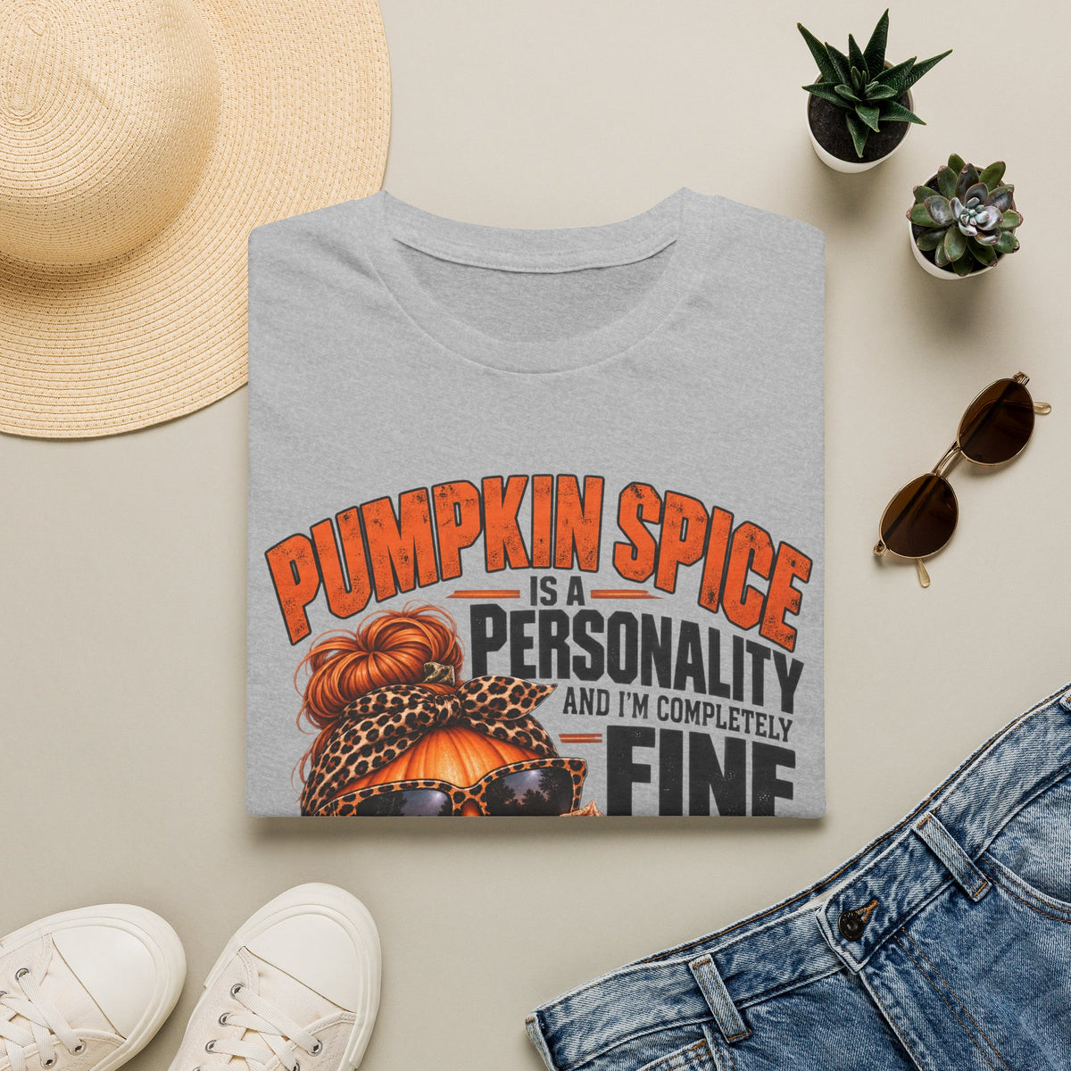 Pumpkin Spice Is a Personality – Funny Fall Graphic Tee