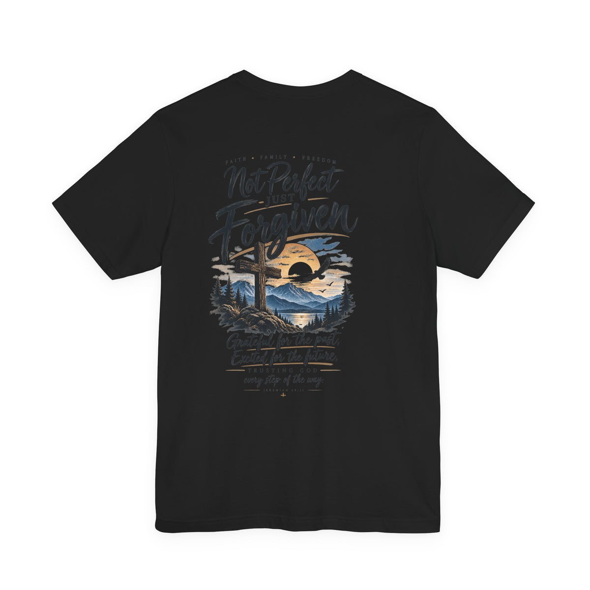 Anchored Together Anchor Tee — Nautical Gold Logo Short Sleeve Shirt