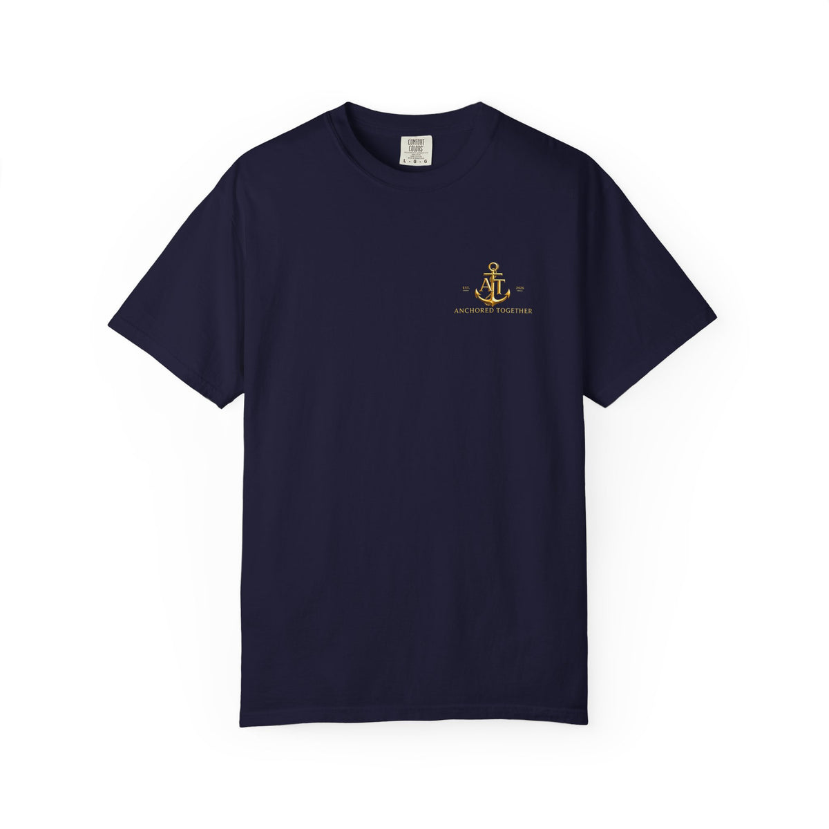 Anchored Together Military DD-214 Tribute T-Shirt — "Anchored Together" Graphic Tee