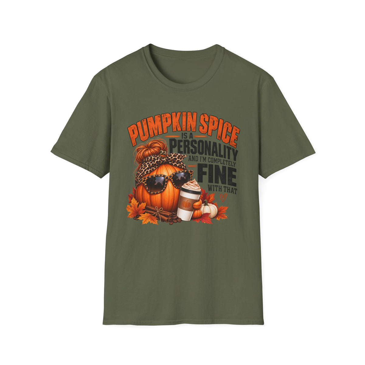 Pumpkin Spice Is a Personality – Funny Fall Graphic Tee