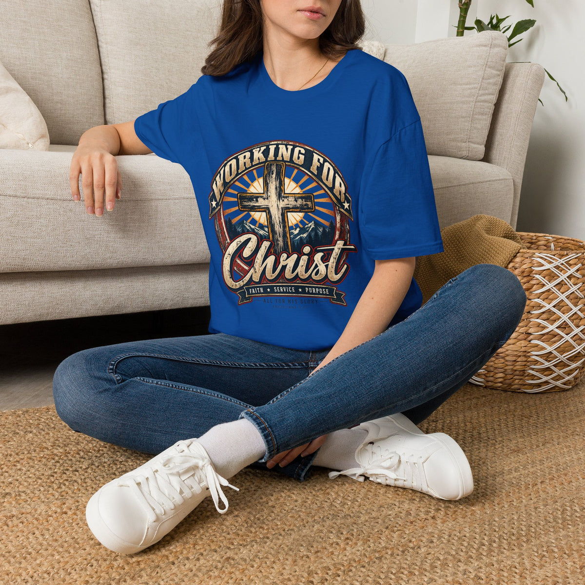 Working for Christ – Faith, Service & Purpose T-Shirt