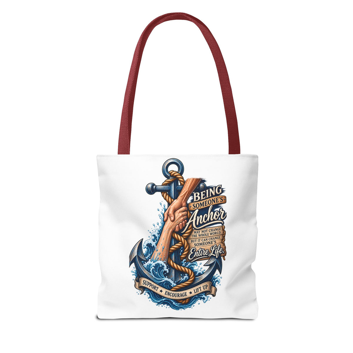 Military Wife Gift Tote Bag — Navy & Marine Corps Spouse Canvas Tote