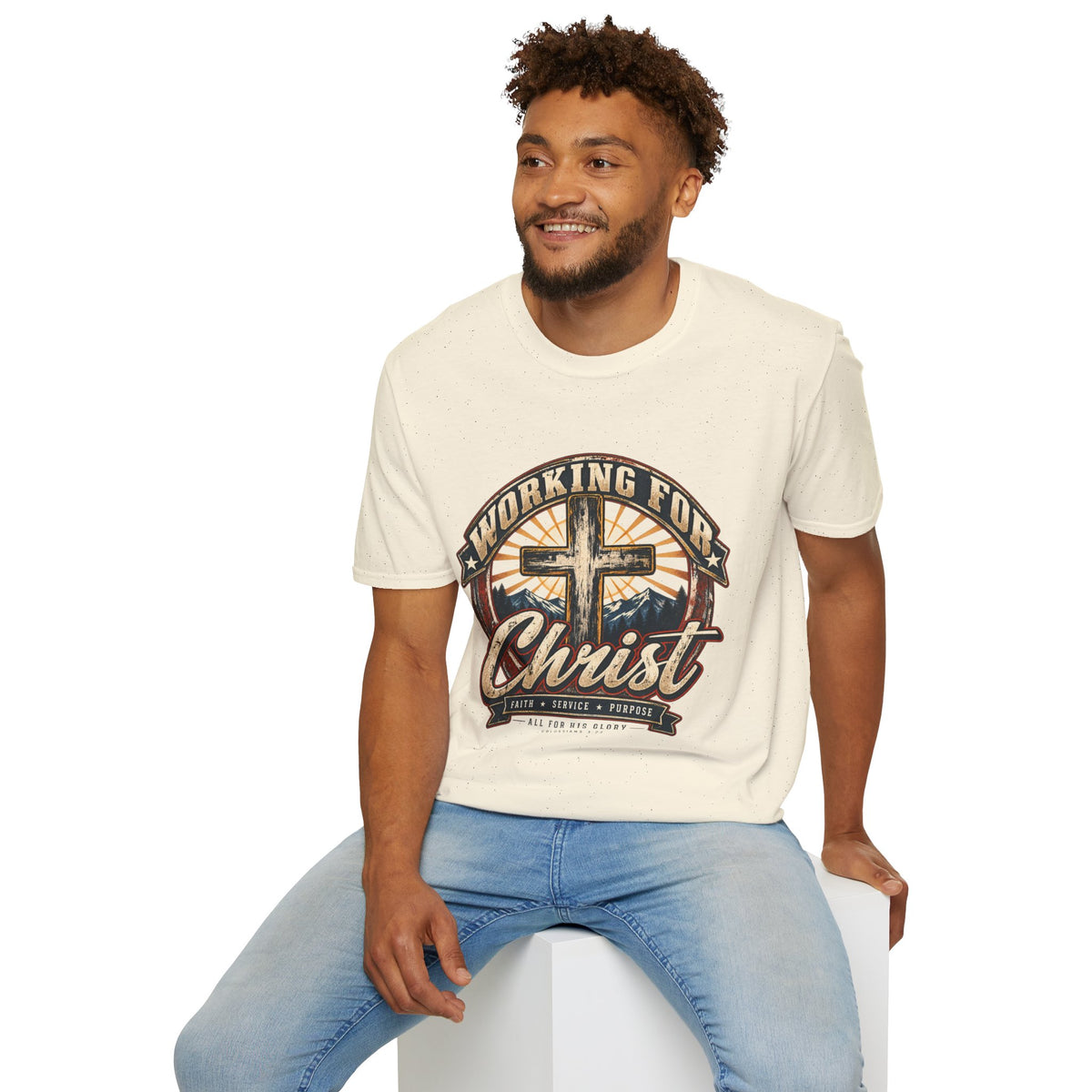Working for Christ – Faith, Service & Purpose T-Shirt
