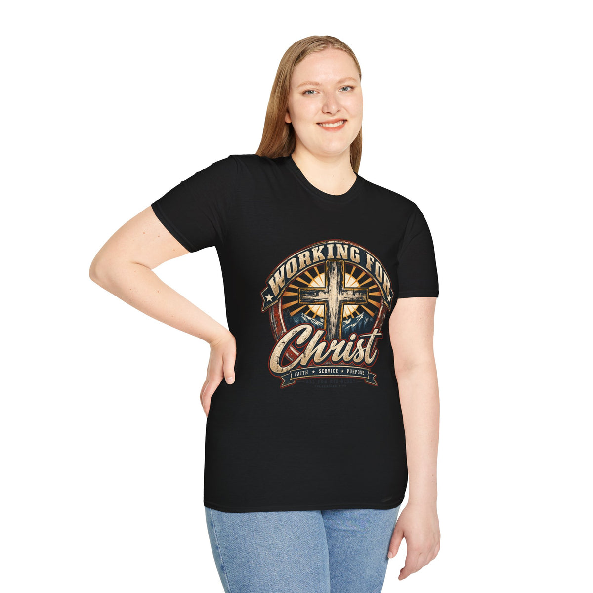Working for Christ – Faith, Service & Purpose T-Shirt