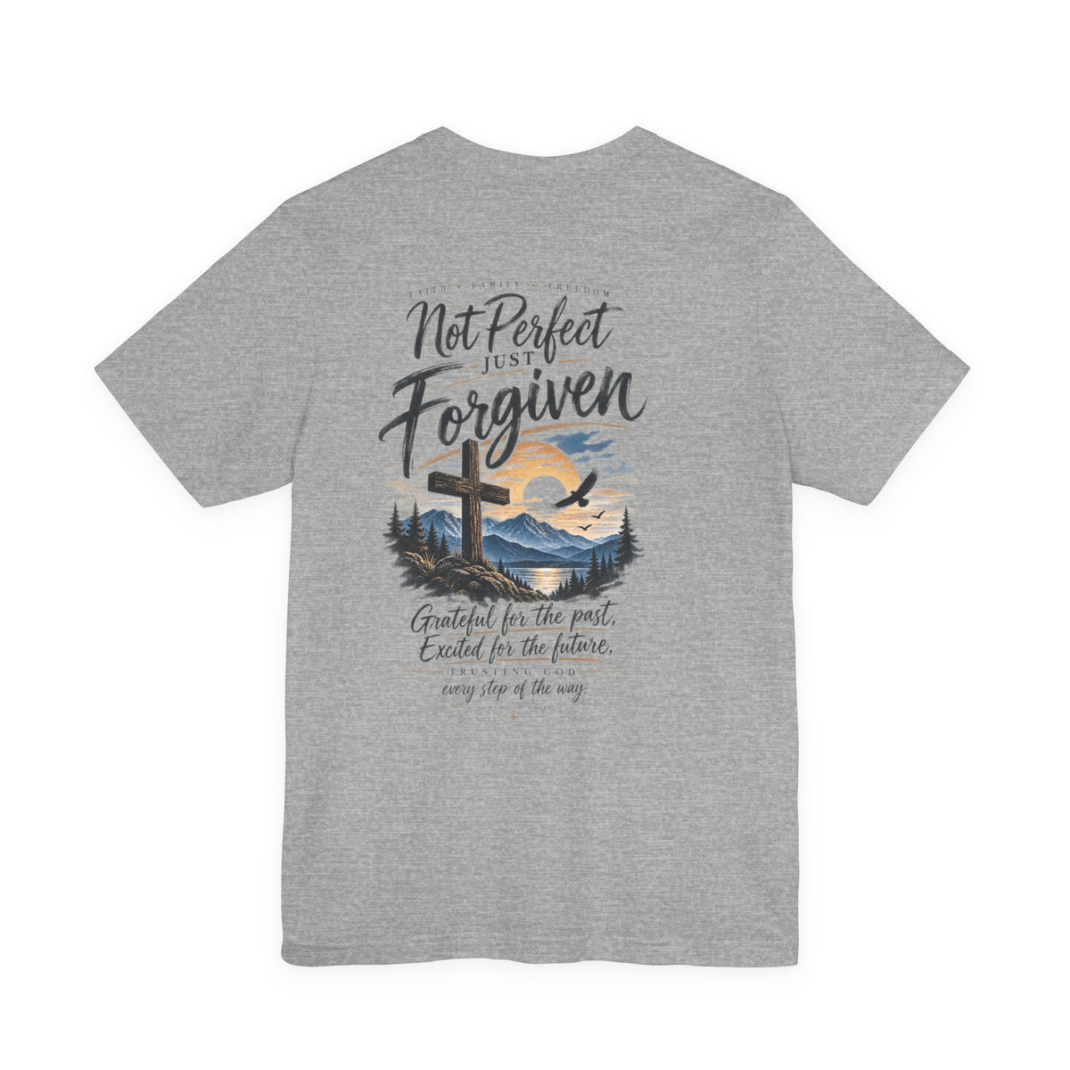Anchored Together Anchor Tee — Nautical Gold Logo Short Sleeve Shirt