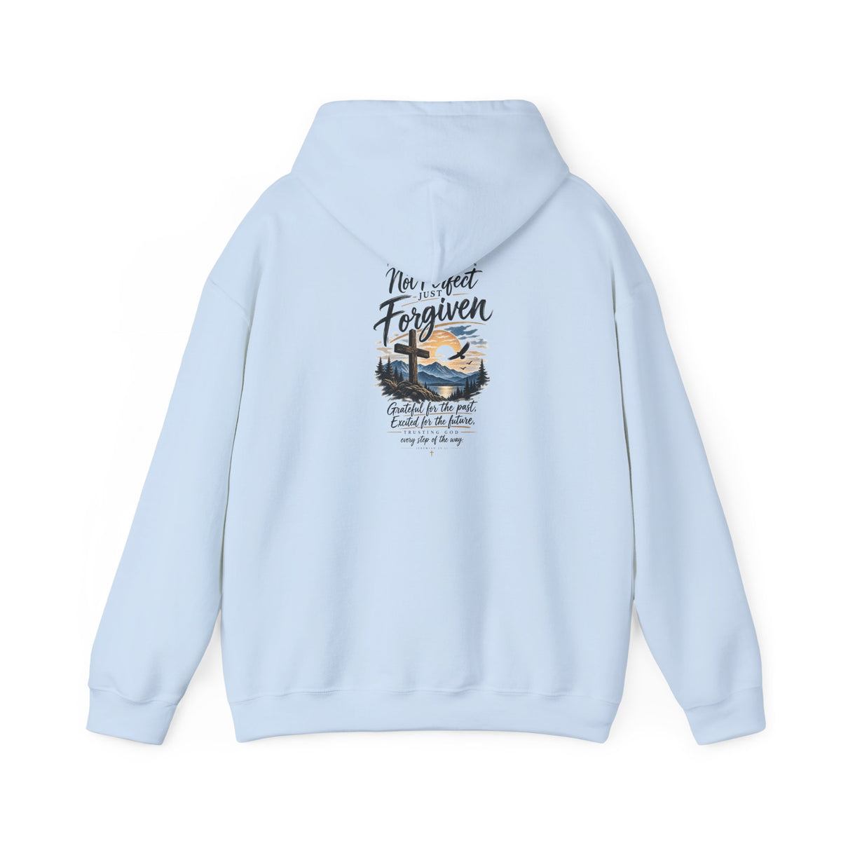 Anchored Together Hoodie — "Forgiven" Faith-Inspired Anchor & Cross Pullover
