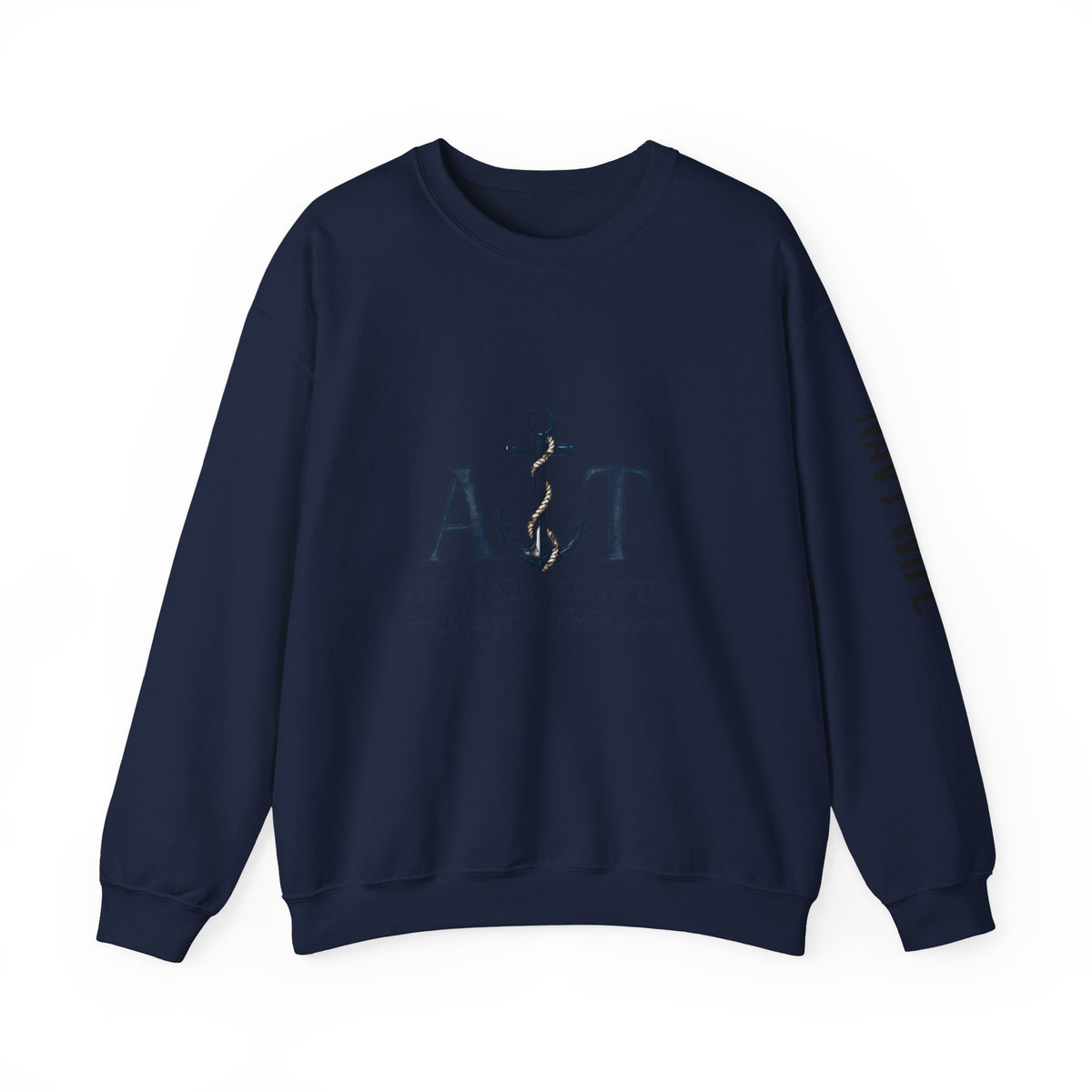 Miles Apart, Anchored Together — Military Deployment Sweatshirt | Navy Wife
