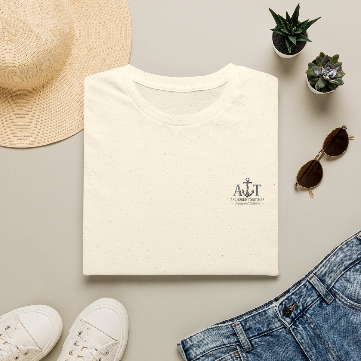 Miles Apart, Anchored Together — Military Deployment Shirt