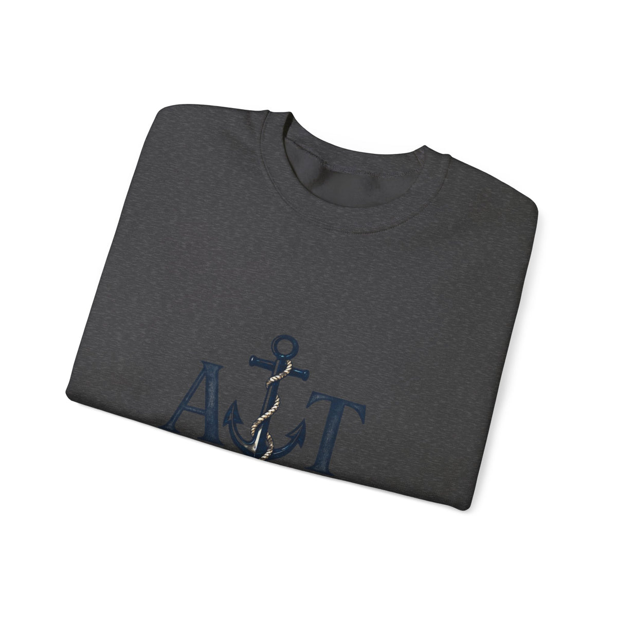 Miles Apart, Anchored Together — Military Deployment Sweatshirt | Navy Wife