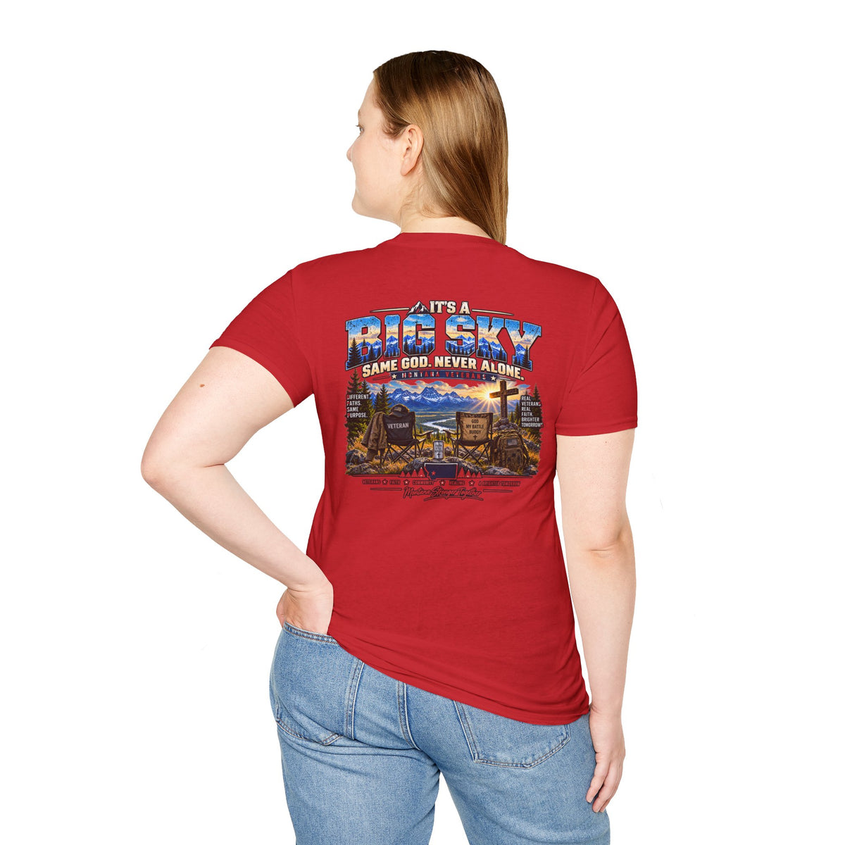 Anchored Together Faith Tee — "It's a Big Sky, Same God" T-Shirt