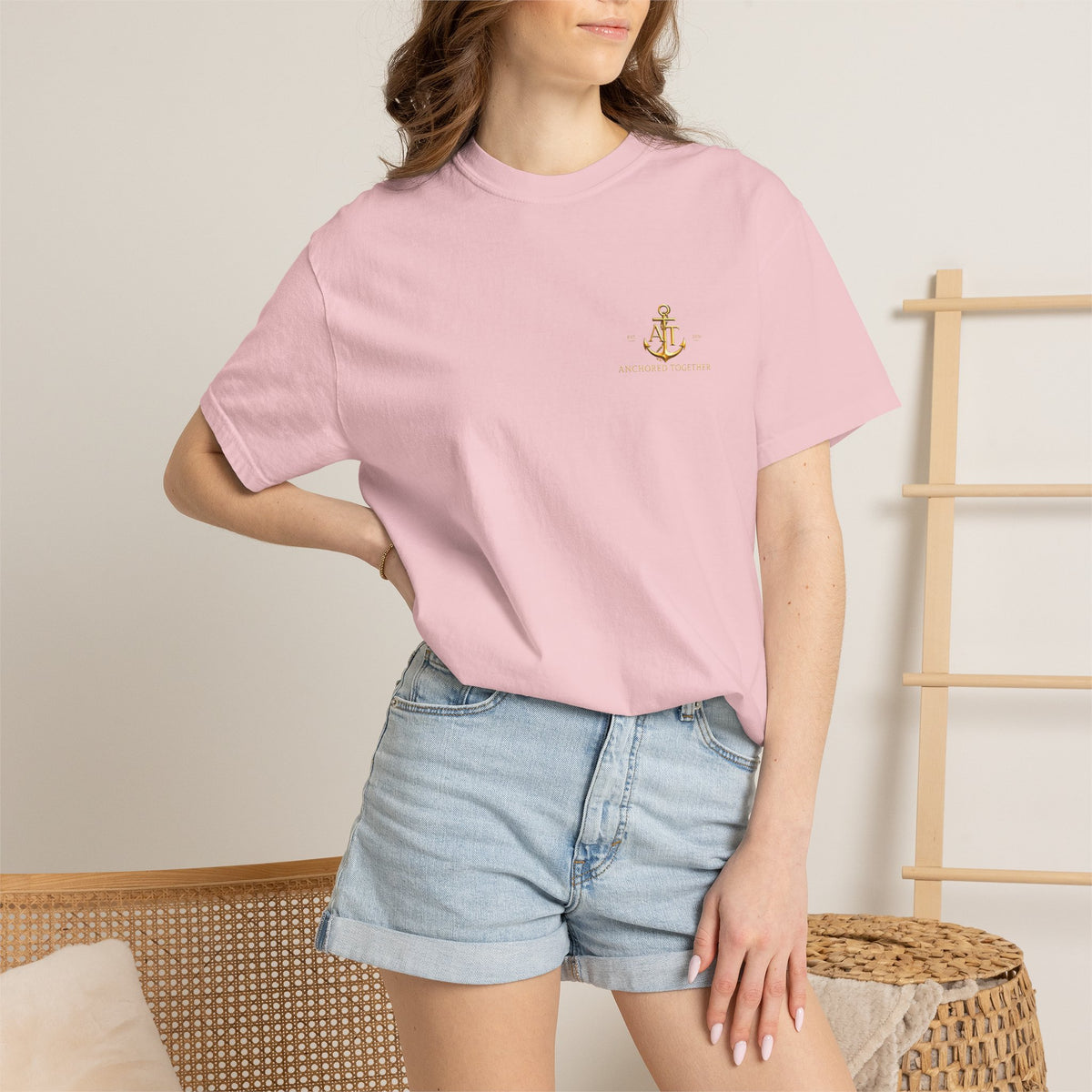 Anchored Together Military DD-214 Tribute T-Shirt — "Anchored Together" Graphic Tee