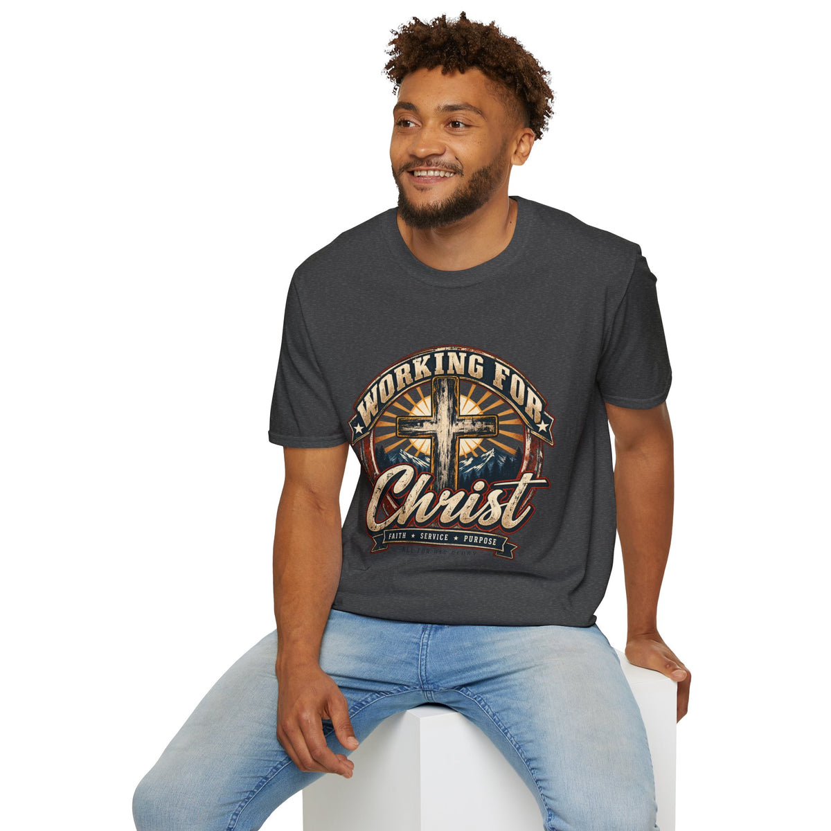 Working for Christ – Faith, Service & Purpose T-Shirt