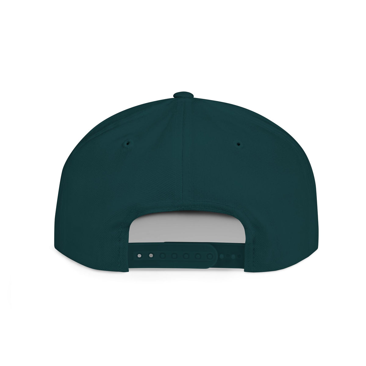 Snapback Hat — "The Pursuit" Gold Logo Flat Bill Cap