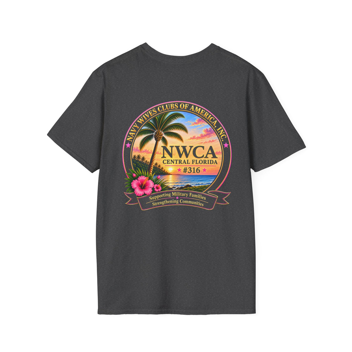 Florida Sunset Palm T-Shirt — NWCA Cape Coral Design