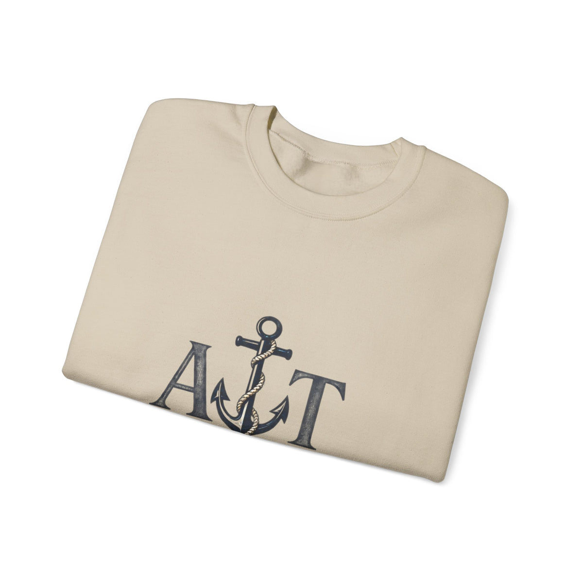 Miles Apart, Anchored Together — Military Deployment Sweatshirt | Navy Wife