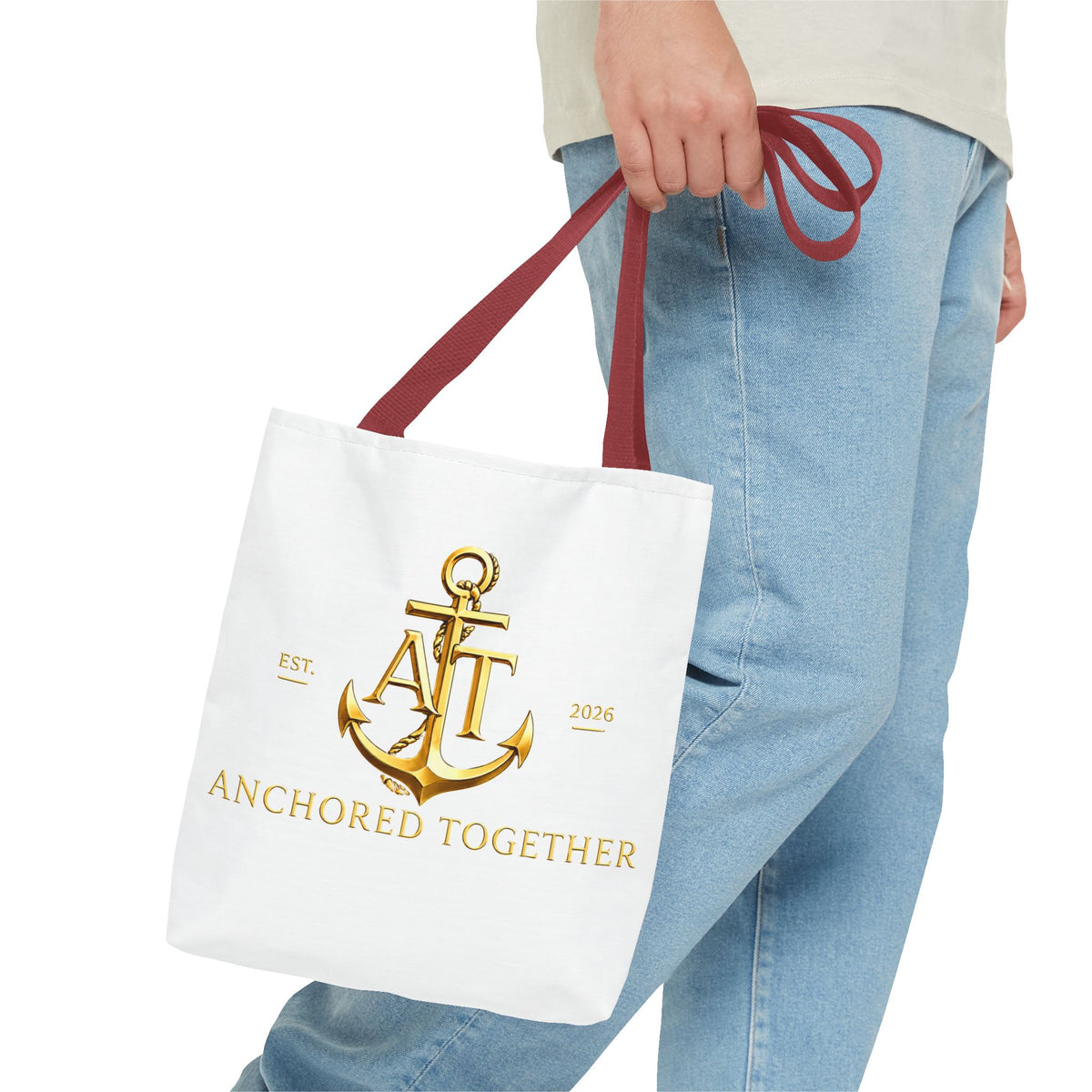 Military Wife Gift Tote Bag — Navy & Marine Corps Spouse Canvas Tote
