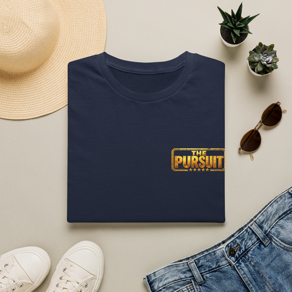 The Pursuit: Mission In Progress Travel T-Shirt — 'Mission In Progress' Father & Daughter 40,000 Miles Tee