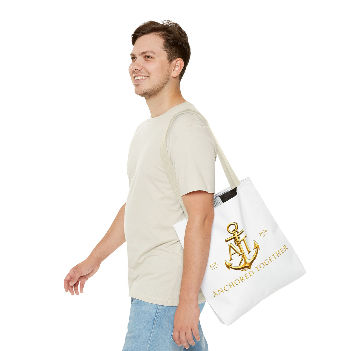 Military Wife Gift Tote Bag — Navy & Marine Corps Spouse Canvas Tote