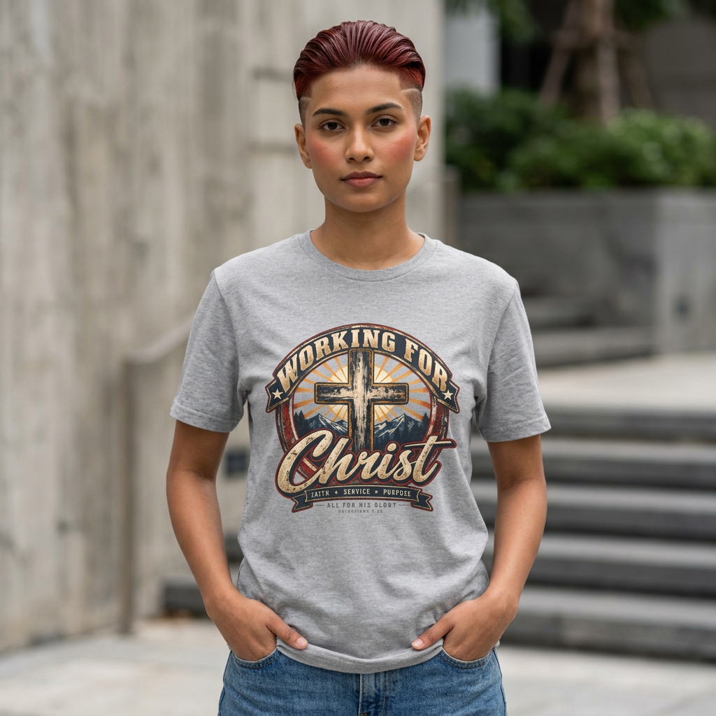 Working for Christ – Faith, Service & Purpose T-Shirt