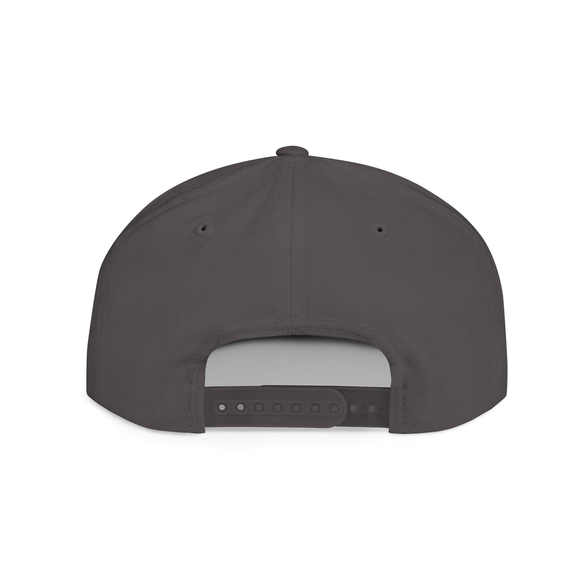 Snapback Hat — "The Pursuit" Gold Logo Flat Bill Cap